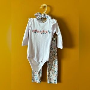 Floral Baby Outfit